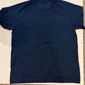 lululemon athletica Deep Blue Short Sleeve Tee
